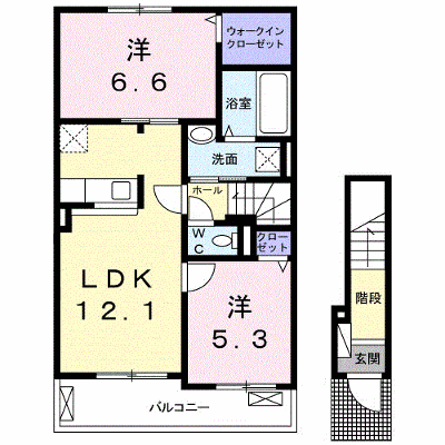 クール・ド・リリー 201【管理NO：1-026731001-02010】 ★家具家電は申し込み後に搬入します★ ★2026年10月中旬入居可能★の外観画像