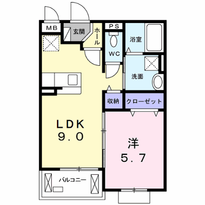 グランソレイユ楠葉Ⅲ 201【管理NO：1-023981101-02010】 ★家具家電は申し込み後に搬入します★ ★2026年11月中旬入居可能★の外観画像