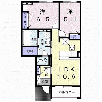 バーレイ 103【管理NO：1-028019501-01030】 ★家具家電は申し込み後に搬入します★ ★2026年10月中旬入居可能★の外観画像