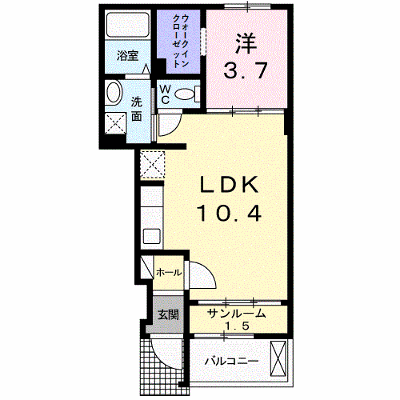 ロジェ白鷺 103【管理NO：1-018307201-01030】 ★家具家電は申し込み後に搬入します★ ★2026年11月上旬入居可能★の外観画像