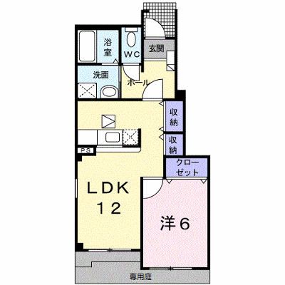 プレシャスコートＫ東松江Ⅱ 105【管理NO：1-013875902-01040】 ★家具家電は申し込み後に搬入します★ ★2026年11月中旬入居可能★の外観画像