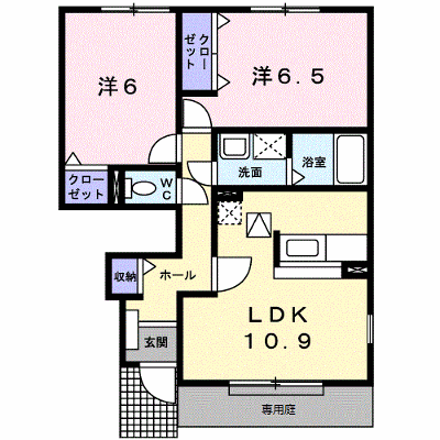 メゾン・ソレイユ 105【管理NO：1-012678901-01040】 ★家具家電は申し込み後に搬入します★ ★2026年11月上旬入居可能★の外観画像