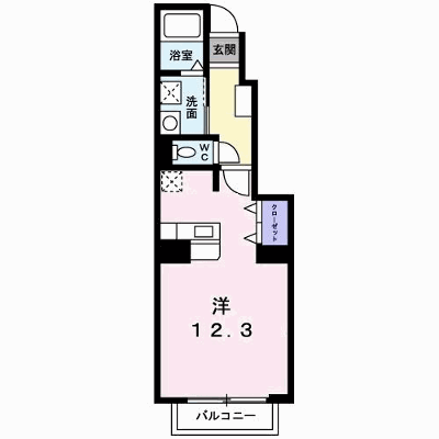 パンタナ－ル 103【管理NO：1-012151301-01030】 ★家具家電は申し込み後に搬入します★ ★2026年11月中旬入居可能★の外観画像