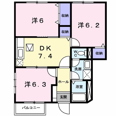 リヴィエ－ルＢ 101【管理NO：1-010109401-01010】 ★家具家電は申し込み後に搬入します★ ★2026年12月中旬入居可能★の外観画像