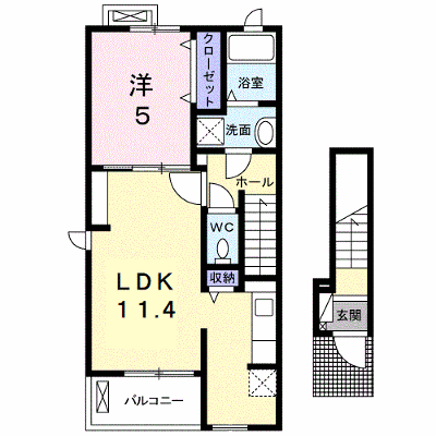 アヴォンリー西町 201【管理NO：1-022724701-02010】 ★家具家電は申し込み後に搬入します★ ★2026年11月中旬入居可能★の外観画像