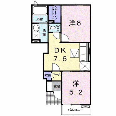 アルドーレ　Ⅰ 103【管理NO：1-014942901-01030】 ★家具家電は申し込み後に搬入します★ ★2026年11月中旬入居可能★の外観画像