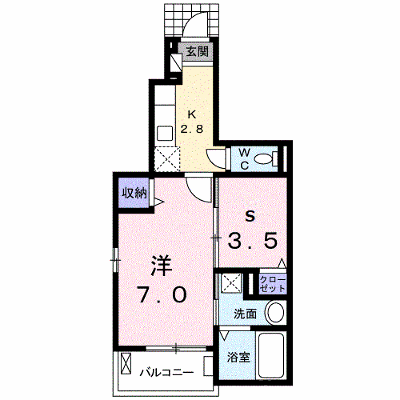 フォンターナ 106【管理NO：1-023091401-01050】 ★家具家電は申し込み後に搬入します★の外観画像