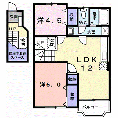 ヴィレッジ・ジュークＢ 202【管理NO：1-011395102-02020】 ★家具家電は申し込み後に搬入します★ ★2026年11月上旬入居可能★の外観画像