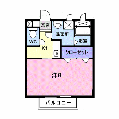ミレニアムハイツ 208【管理NO：1-010077201-02070】 ★家具家電は申し込み後に搬入します★ ★2026年11月上旬入居可能★の外観画像