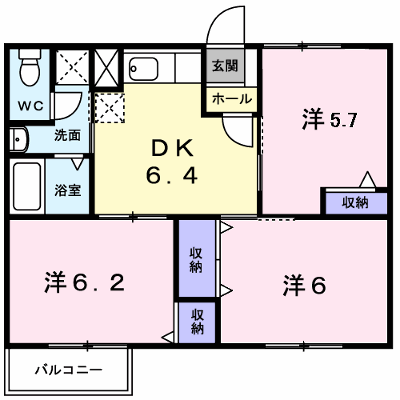 エルディム関森Ｂ 203【管理NO：1-007382202-02030】 ★家具家電は申し込み後に搬入します★ ★2026年11月上旬入居可能★の外観画像