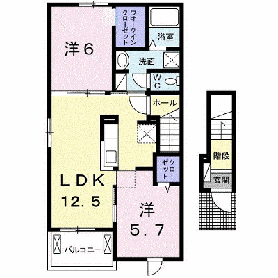 オリオン草深Ａ 201【管理NO：1-024415701-02010】 ★家具家電は申し込み後に搬入します★ ★2026年11月中旬入居可能★の外観画像