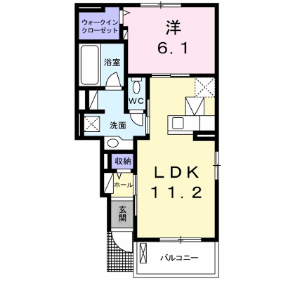 スパシーバＢ 103【管理NO：1-023072402-01030】 ★家具家電は申し込み後に搬入します★ ★2026年11月上旬入居可能★の外観画像