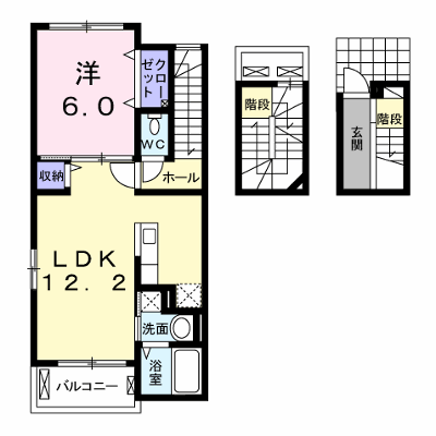 リッジモンド 307【管理NO：1-021369301-03060】 ★家具家電は申し込み後に搬入します★ ★2026年10月中旬入居可能★の外観画像