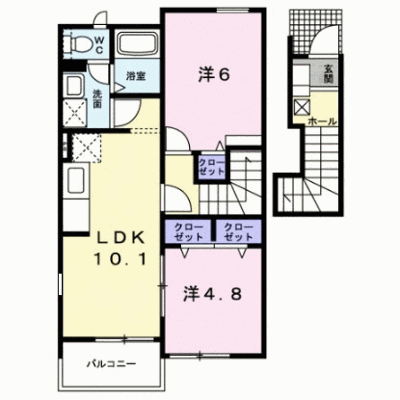 ヴィラ・弥生桜Ｃ 203【管理NO：1-013414703-02030】 ★家具家電は申し込み後に搬入します★ ★2026年12月上旬入居可能★の外観画像