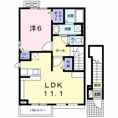 Ｐａｓｔｏｒａｌｅ　今古賀Ⅲ 201【管理NO：1-017686603-02010】 ★家具家電は申し込み後に搬入します★ ★2026年11月中旬入居可能★の外観画像
