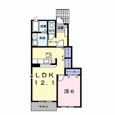 フローリア漣６号館 103【管理NO：1-014818306-01030】 ★家具家電は申し込み後に搬入します★ ★2026年11月中旬入居可能★の外観画像