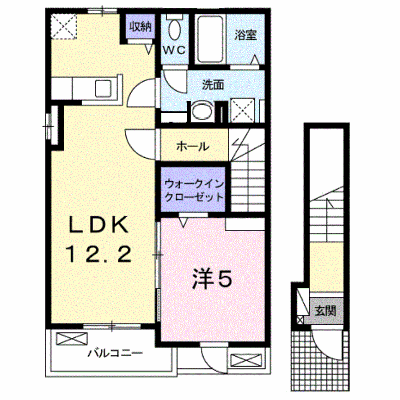 パエーゼＴ　Ⅰ 201【管理NO：1-024317401-02010】 ★家具家電は申し込み後に搬入します★ ★2026年11月下旬入居可能★の外観画像