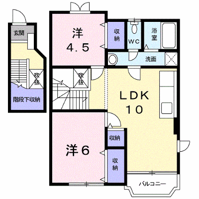 ヴィラわかば 201【管理NO：1-010790901-02010】 ★家具家電は申し込み後に搬入します★ ★2026年11月上旬入居可能★の外観画像