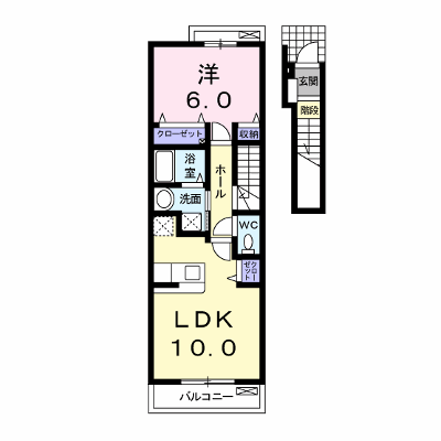 プリシラ 202【管理NO：1-018672301-02020】 ★家具家電は申し込み後に搬入します★ ★2026年11月中旬入居可能★の外観画像
