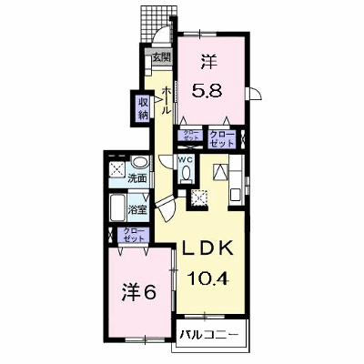 ラフレシール・メゾン・宮﨑Ⅱ 101【管理NO：1-015739602-01010】 ★家具家電は申し込み後に搬入します★ ★2026年10月下旬入居可能★の外観画像