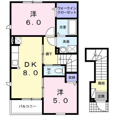 メゾンソレイユ 201【管理NO：1-012908201-02010】 ★家具家電は申し込み後に搬入します★ ★2026年11月中旬入居可能★の外観画像
