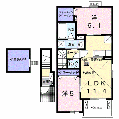 サウス　ビスタ　Ⅰ 203【管理NO：1-019929401-02030】 ★家具家電は申し込み後に搬入します★ ★2026年10月中旬入居可能★の外観画像