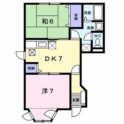 コーポムロバ参番館 101【管理NO：1-007243703-01010】 ★家具家電は申し込み後に搬入します★ ★2026年12月中旬入居可能★の外観画像