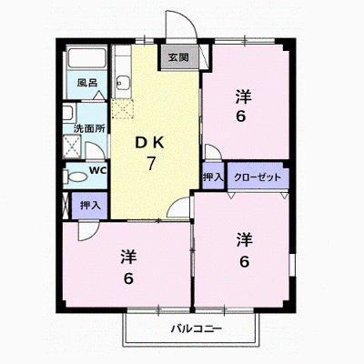 グリーンアイランドＡ 101【管理NO：1-003465101-01010】 ★家具家電は申し込み後に搬入します★ ★2026年10月下旬入居可能★の外観画像