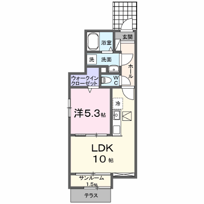 ブリス　エイエム　Ⅲ 103【管理NO：1-027635002-01030】 ★家具家電は申し込み後に搬入します★ ★2026年11月中旬入居可能★の外観画像