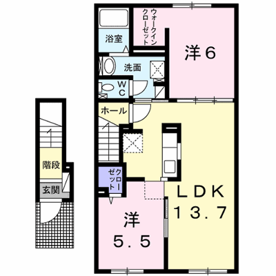 ユパ 203【管理NO：1-023980801-02030】 ★家具家電は申し込み後に搬入します★ ★2026年10月中旬入居可能★の外観画像