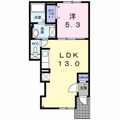 メゾンド　ソレイユⅢ 102【管理NO：1-024263301-01020】 ★家具家電は申し込み後に搬入します★ ★2026年11月上旬入居可能★の外観画像