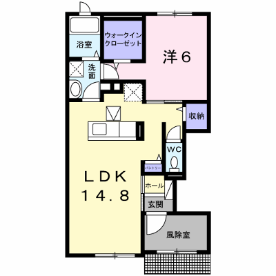 ルミエール 102【管理NO：1-021061901-01020】 ★家具家電は申し込み後に搬入します★ ★2026年11月下旬入居可能★の外観画像