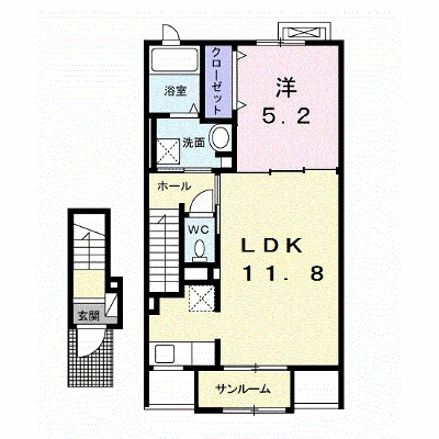 ファインプレイス 204【管理NO：1-024070801-02040】 ★家具家電は申し込み後に搬入します★ ★2026年11月中旬入居可能★の外観画像