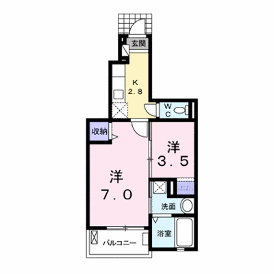 ノベルティーあさひ　Ｂ 103【管理NO：1-018854002-01030】 ★家具家電は申し込み後に搬入します★ ★2026年11月中旬入居可能★の外観画像