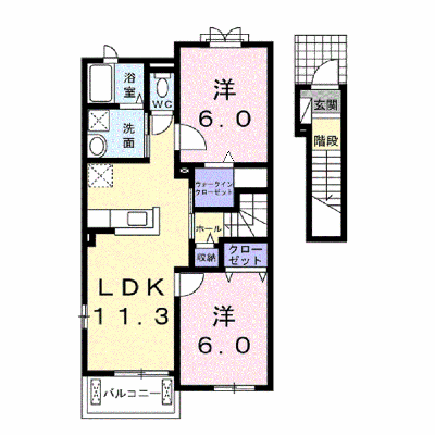 サンパティー　カーサ 204【管理NO：1-021484601-02040】 ★家具家電は申し込み後に搬入します★ ★2026年11月中旬入居可能★の外観画像