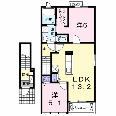 プラシードＳＫⅢ 204【管理NO：1-022651803-02040】 ★家具家電は申し込み後に搬入します★の外観画像