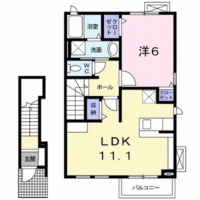 セラーノⅠ 203【管理NO：1-017111702-02030】 ★家具家電は申し込み後に搬入します★ ★2026年11月上旬入居可能★の外観画像