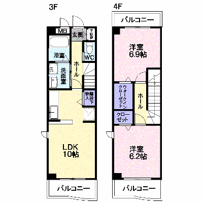 アビタシオンⅡ 306【管理NO：1-013442001-03060】 ★家具家電は申し込み後に搬入します★ ★2026年11月中旬入居可能★の外観画像