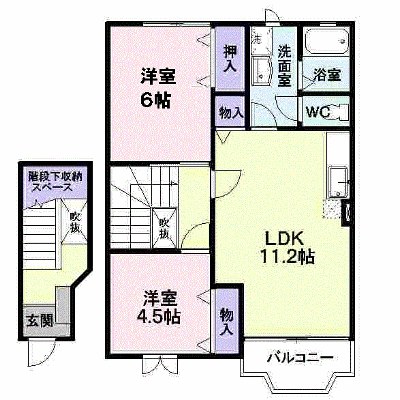 アスペンベールＣ 322【管理NO：1-009414001-02020】 ★家具家電は申し込み後に搬入します★ ★2026年10月下旬入居可能★の外観画像