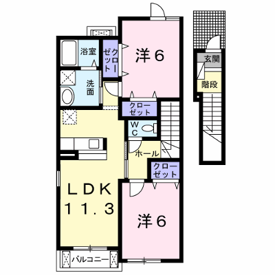 サニーメゾン撫子５０１Ｂ 203【管理NO：1-013891702-02030】 ★家具家電は申し込み後に搬入します★ ★2026年11月上旬入居可能★の外観画像