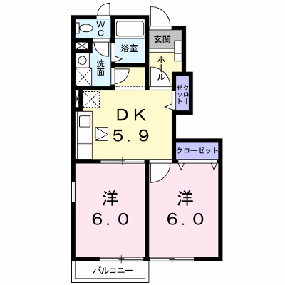 デリシューＡ 102【管理NO：1-012162401-01020】 ★家具家電は申し込み後に搬入します★ ★2026年11月中旬入居可能★の外観画像
