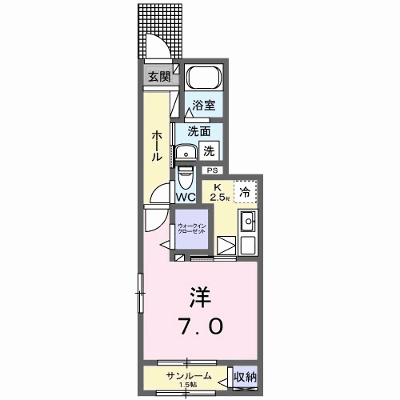 ミルホイール　Ⅱ 103【管理NO：1-028119402-01030】 ★家具家電は申し込み後に搬入します★ ★2027年01月下旬入居可能★の外観画像
