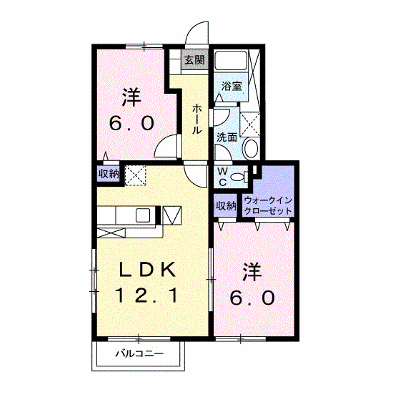エヴァー・グリーン 102【管理NO：1-011899901-01020】 ★家具家電は申し込み後に搬入します★ ★2026年11月中旬入居可能★の外観画像
