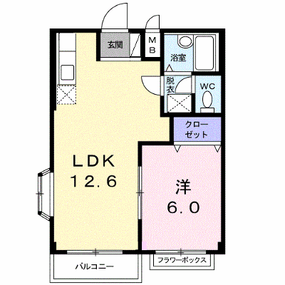 メゾンドソワールノザキ 206【管理NO：1-004227201-02060】 ★家具家電は申し込み後に搬入します★ ★2026年11月中旬入居可能★の外観画像