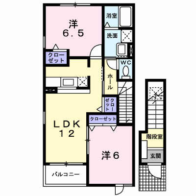 クリアネス 201【管理NO：1-015096801-02010】 ★家具家電は申し込み後に搬入します★ ★2026年11月中旬入居可能★の外観画像