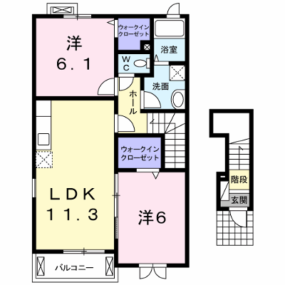 サニーガーデン　Ｃ 201【管理NO：1-018801203-02010】 ★家具家電は申し込み後に搬入します★ ★2026年11月中旬入居可能★の外観画像