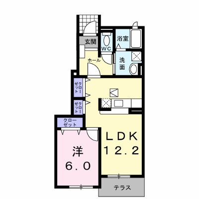 メイ・リリー 103【管理NO：1-013191901-01030】 ★家具家電は申し込み後に搬入します★ ★2026年11月中旬入居可能★の外観画像