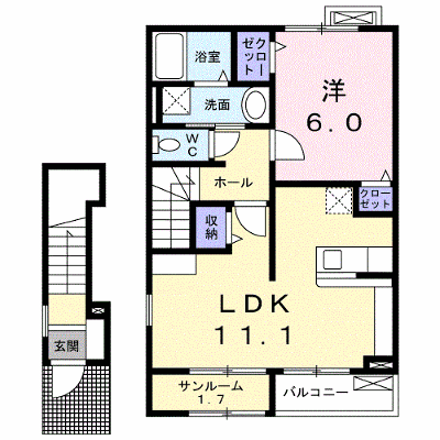 サン　スツール 201【管理NO：1-014824301-02010】 ★家具家電は申し込み後に搬入します★ ★2026年10月下旬入居可能★の外観画像