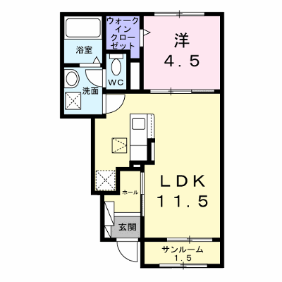 ＫＡＳＨＩＷＡ　ＨＩＬＬＳ 102【管理NO：1-028755901-01020】 ★家具家電は申し込み後に搬入します★ ★2026年12月上旬入居可能★の外観画像