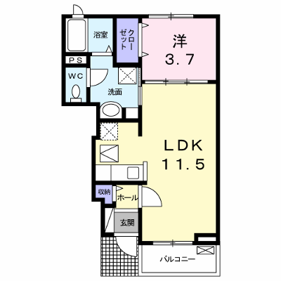 アヴァンツァート 103【管理NO：1-025911801-01030】 ★家具家電は申し込み後に搬入します★ ★2026年10月下旬入居可能★の外観画像